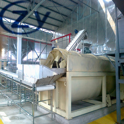 Lavagem giratória da pá Multifunction da batata da máquina de processamento da mandioca