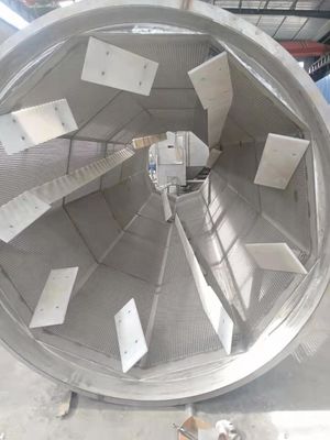 Material giratório da máquina de lavar SS304 do grande cilindro da mandioca da capacidade de manipulação