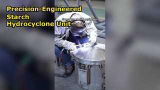 Precision-Engineered Starch Hydrocyclone Unit