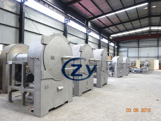 Máquina de processamento de farinha de batata de aço inoxidável Modelo 123 Voltagem 380V Funcionalidade total