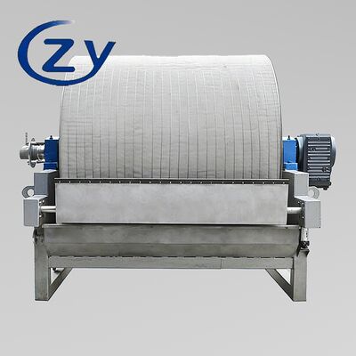 Filtro a vácuo de tambor de substância seca elevada Equipamento de desaguamento de alta eficiência para o processamento profundo de amido