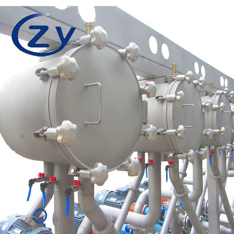 Cluster multiciclônico compacto para remoção contínua de impurezas de amido