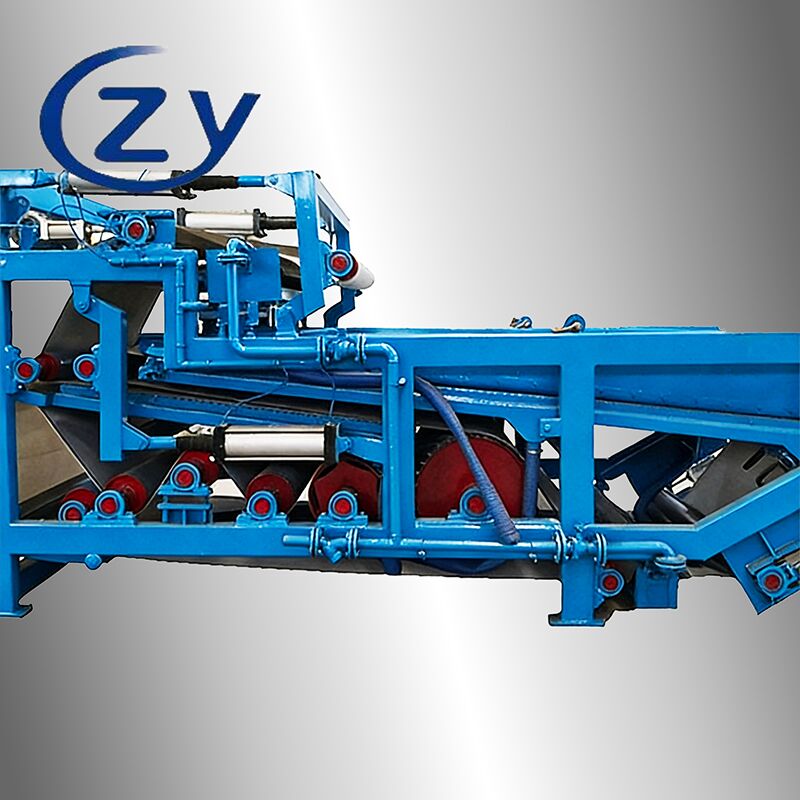 Filtro de desidratação por correia de alta eficiência para a desaguada de fibras de tubérculos de manioca