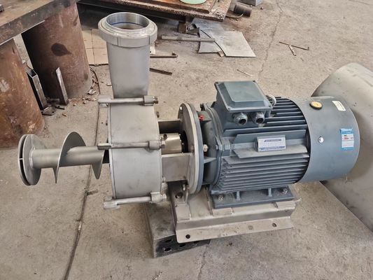 bomba de imprensa curto do parafuso 15kw para a fibra de Sluryy da mandioca do transporte