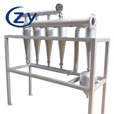 Desander de separação centrífuga: projeto anti-refluxo para remoção de impurezas de areia e descarga completa de escória