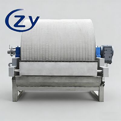 Filtro de tambor de vácuo com velocidade regulavel Equipamento automático de desaguamento para amido de tubérculo