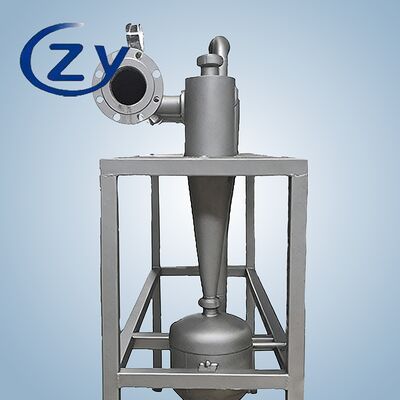 Desarenador de Amido em Material SS304 com Tecnologia de Separação Centrífuga e Sem Peças Móveis para Remoção Eficiente de Areia