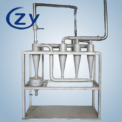SS304 Desander de fluxo contínuo de aço inoxidável com capacidade de 10-20 t/h e sem partes móveis internas para remoção de areia de amido e lama