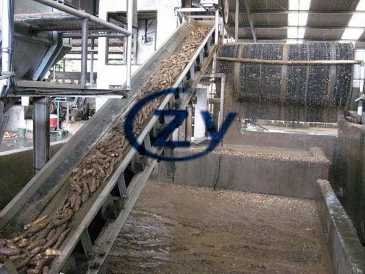 Máquina de processamento de aço inoxidável do amido de mandioca/maquinaria de lavagem da mandioca