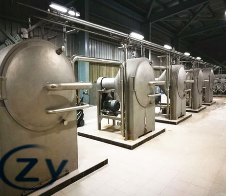 Máquina de aço inoxidável do amido de 304 tapiocas do conjunto completo em Nigéria