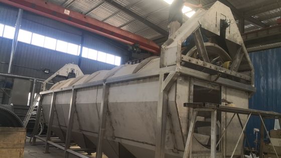 Máquina de lavar giratória 20t/H 15kw da batata fresca do aço carbono