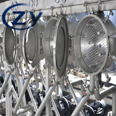 Linha de produção estrutura compacta do amido de mandioca das tapiocas SS304