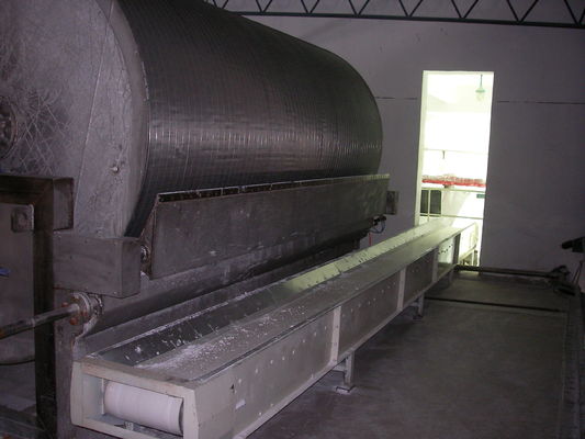 Máquina de secagem do amido giratório do filtro da máquina do amido de batata doce do vácuo SS304